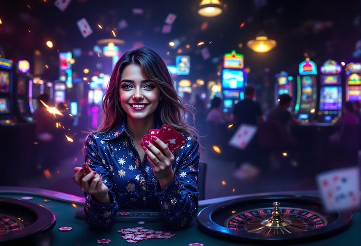 Antarmuka meja Aviator dragon slot dengan display dealer dan kontrol taruhan yang jelas